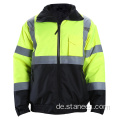 OSHA hohe Sichtweite Winter wasserdichte Sicherheitsjacke im Winter